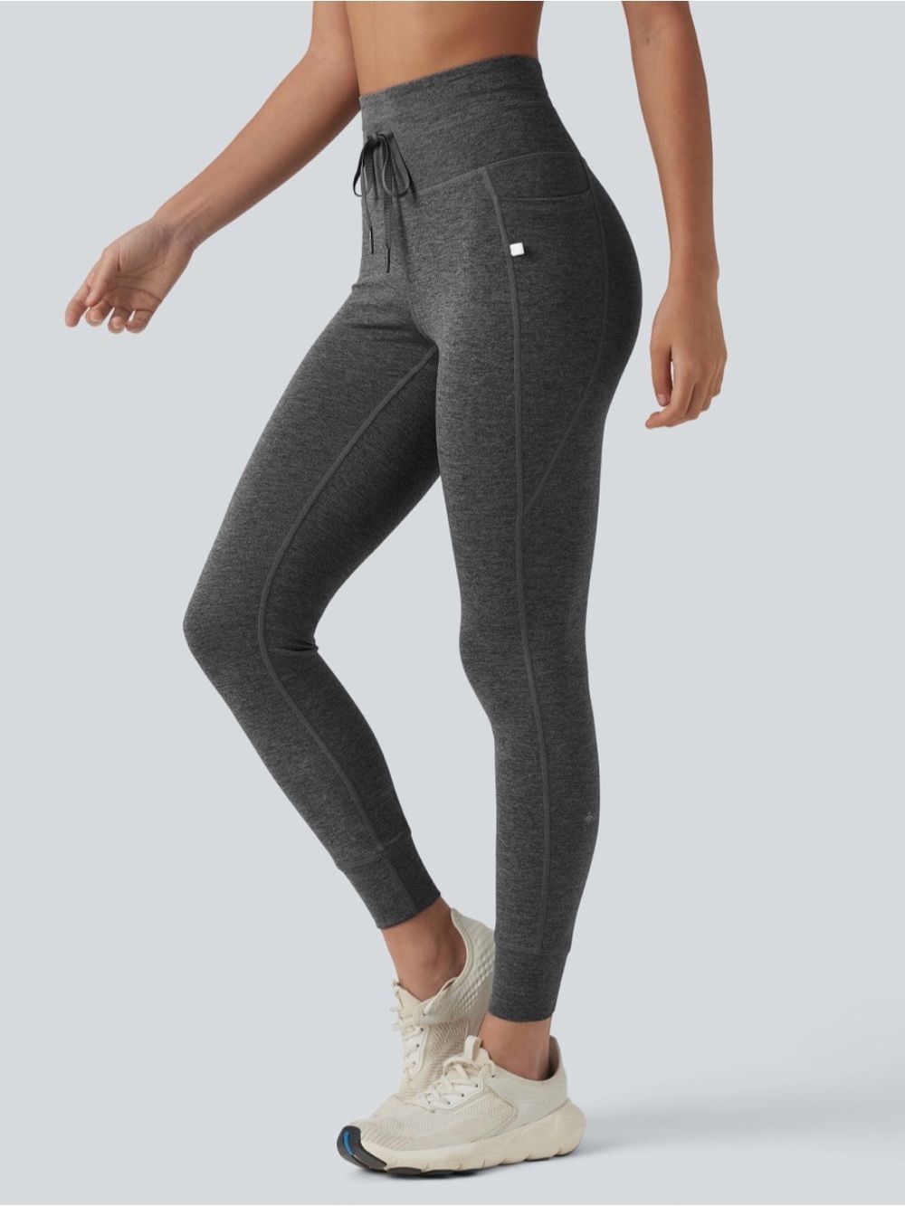NWT Halara Ultrasculpt High Waisted Quick Dry Yoga Drawstring 7/8”Leggings Sz S